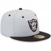 New Era Oakland Raiders 2Tone 59FIFTY Fitted Hat - Gray 1019821